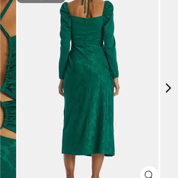 Where are you from WAYF blue Halter Cut Out Midi Dress - Picture 3 of 11